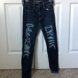 American eagle ripped jeans